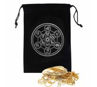Pochette pour cartes de tarot, sac de rangement pour cartes de tarot mystérieuses - Sacs pour cartes de jeu de société de divination sorcière, accessoires sac cadeau, Section D. , Refer to