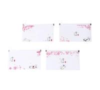 Pochette pour Masque 4pcs en Plastique à Fermeture Éclair, Sécurisée Couleur Aléatoire