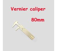Pochette Pour Mini Outil De Mesure 80-120mm, Mini Jauge Coulissante En Laiton Massif, Étrier De Vernier À Double Échelle, Outil De Bricolage Portable