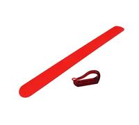 Pochette pour Outils de Coiffure Bracelet Rouge en Plastique Coiffeuse | Organisation Pratique des Accessoires de Tressage et Épingles, Maintien au Poignet, pour Salon, Barbier ou Style Aléatoire
