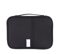 Pochette pour Passeport en Tissu Noir, Organiseur de Documents de Voyage