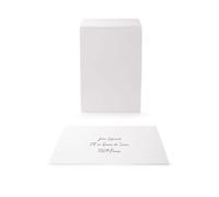 Pochette Sans Marque 229X324 90G Kraft Blanc Auto Adhesive