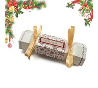 Pochette surprise de Noël, 1 rouleau explosif réutilisable inspiré des bonbons, avec 10 sacs transparents pour faire sortir l'argent des bonbons