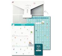 Pochette surprise futur papa + Calendrier de l'Avant Naissance | Calendrier de l'avant naissance, Poster grossesse, magnet, Annonce grossesse ou Fête des pères