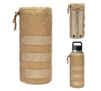 Pochette Tactiques pour Bouteille D'eau, Pochette Porte Bouteille Militaire | Sac à Bouteilles Militaire Avec Cordon de Serrage, Résistant Pochette Porte Gourde Molle Sac à Dos pour Cyclisme Randonnée
