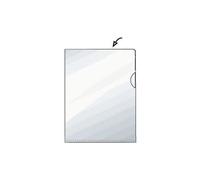 Pochette transparente A4 PVC grainée 0,15 mm - ouverture par le haut
