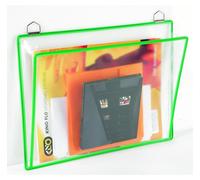 Tarifold Pochette à accrocher 340x255 mm 340009 – transparente PVC sans reflets, 2 œillets, lot 5