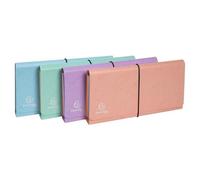 Exacompta 4x Pochette trieur carte 6 compartiments 26x13cm assort 58660E