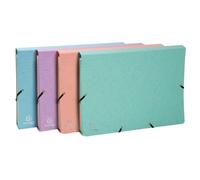 Pochette trieur carte multicolore 12 compartiments Aquarel - 34x24,5cm - Couleurs assorties