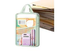 Pochettes à documents A4 | Pochette de rangement portable à fermeture éclair pour l'organisation - pour la maison, le bureau, la salle de classe, les voyages, les jeux de société, les puzzles, les