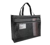 Pochettes à Fermeture éclair en Filet Poignée, Fermeture Éclair, Tote, | Sac transparent pour affiches Pour affiches, matériel pédagogique, œuvres d'art, puzzles,