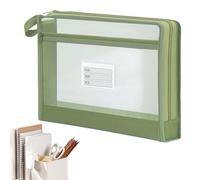 Pochettes à Fermeture Éclair pour Rangement - Portable A4 Double Couche - Zip Dossier de Rangement de Documents - Pour Fournitures de Bureau Dossiers Devoirs Claviers Carnets de Notes Jeux de Société