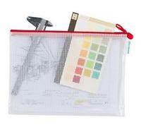 Pochettes à zip A4 paysage Tarifold - Sachet de 8 - Transparent Transparent G