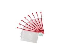 Pochettes à zip A5 Tarifold couleur - Sachet de 8 - rouge G