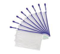 Pochettes à zip A5 Tarifold couleur - Sachet de 8 - bleu