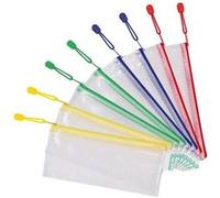 Pochettes à zip format chéquier Tarifold - Sachet de 8 - assorties G