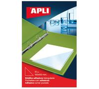 Pochettes adhésives - Apli - Triangulaires - 17x17cm - Transparent - Lot de 6