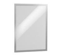 Pochettes adhésives Duraframe Durable pour document A3 - Lot de 2 - argent