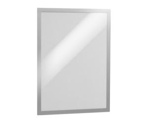 Pochettes adhésives Duraframe Durable pour document A3 - Lot de 2 - argent