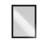 Pochettes adhésives Duraframe Durable pour document A4 - Lot de 2 - noir
