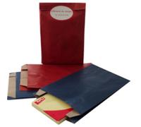 Pochettes cadeau, (L)240 mm x (H)430 mm, bleu