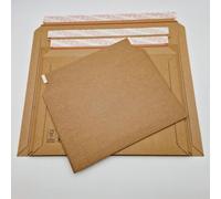 Pochettes CARTON avec bande adhésive : 25 x 36 cm - lot de 100