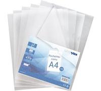 Waytex Pochettes coin A4 931308 - Transparentes grainées 90 microns - Paquet de 50