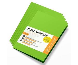Pochettes d'archivage A4 180 g, lot de 50, couleurs assorties, Ofituria vert intense