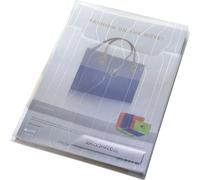 Pochettes de classement et de présentation CombiFile, format A4, en plastique transparent, lot de 6 x 3 pièces