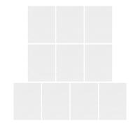 Pochettes de Classeur 10 Pièces Transparentes en PP | Protection des Documents, Imperméables et Faciles à Nettoyer, Lot pour Feuilles, Usage Bureau et École