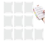 Pochettes de protection de rechange anti-reflets pour porte-partitions A4