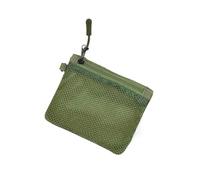 Pochettes de Rangement en à Deux Compartiments, Miniature Portable pour pièces de Monnaie, écouteurs, cosmétiques, Utilisation Portable en Voyage, Organisateur en Mailles, Fermetures à