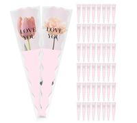 Pochettes destinées aux bouquets de fleurs - 50 Pièces Manchons Floraux | Sac à fleurs - Mariage remise de diplôme fête des Mères fête des Pères soirée