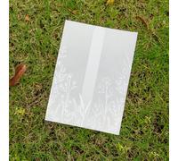 Pochettes en vélin pour invitations 5x7 - Papier translucide pré-plié de 130 g/m² pour les enveloppes de mariage, baby shower, anniversaire (motif fleurs sauvages) 100,50,30,20Papetier