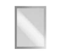 Pochettes magnétiques Duraframe Durable pour document A4 - Lot de 5 - argent