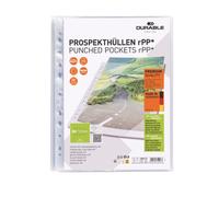 Pochettes perforées Durable Prenium A4 polypropylène grainé 8/100e - Sachet de 40