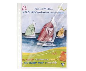Pochettes perforées Exacompta A4 polypropylène lisse 6/100e - Paquet de 10