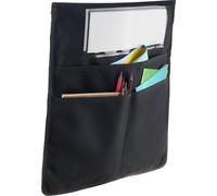 Pochettes pour chaises de classe, lot de 24 pochettes avec étiquette nominative, couleur noire