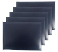 Pochettes pour documents, pochettes pour diplômes, pochettes de protection pour diplômes, bleu marine, lot de 5