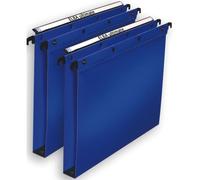Pochettes suspendues Polypro Ultimate A4, PP 0,5 mm, largeur de fond 30 mm, bleu