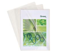 Pochettes transparentes A4 PVC 130my lisse UV=10x10 pièces transparent