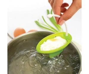 Pocheuse à oeufs en silicone Les 2 vert Mastrad
