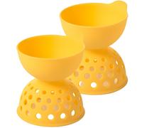 Pocheuse à oeufs GOOD GRIPS 2 pc, jaune, silicone, OXO
