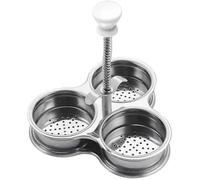 Pocheuse à Oeufs - Inox - 3 Grilles - Facilité d'utilisation - Nettoyage facile - Cuisson rapide