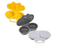 Pocheuse à œufs, 2 tasses Pocheur doeufs micro-ondes, Fabricant doeufs pochés au micro-ondes, Pochoir doeufs au four à micro-ondes Avec couverture (Lave-vaisselle)