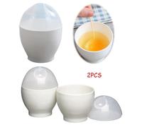 Pocheuse à œufs Au Micro-Ondes,Cuiseur à Oeuf,Coquetiers Cuits à La Vapeur,Fabricant d'oeufs pochés,Tasse à œufs,pour petit-déjeuner