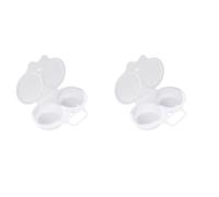 Pocheuse à œufs pour Micro Ondes œuf poché Couvercles Antiadhésifs Portable Double Tasse Pour Four Petit Déjeuner Cuisine œuf Poché à La Vapeur