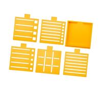 Pochoir avec base et modèles pour notes mémo - Pochoir avec base et modèles pour notes mémo