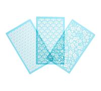 Pochoir de Sérigraphie pour Pâte Polymère, 3 Feuilles