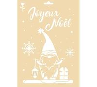 Pochoir déco - A4 - Joyeux Noël